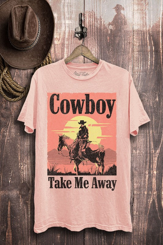 Plus Cowboy Take Me Away Graphic Top