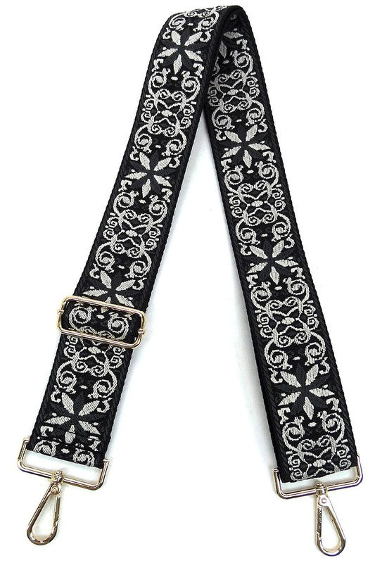 2 Inches Wide Aztec Tribal Pattern Guitar Strap