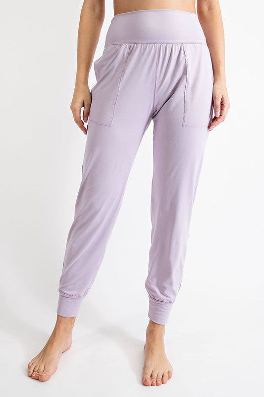PLUS SIZE BUTTER SOFT JOGGERS WITH POCKETS