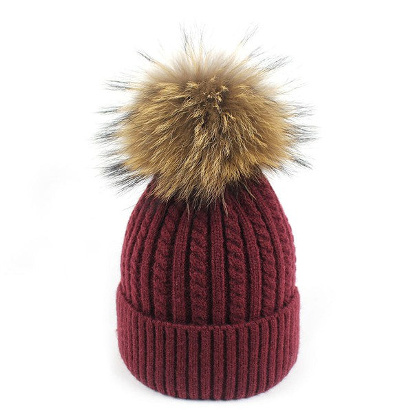 TWIDDLE CABLE KNIT INTER WARM HAT BEANIE