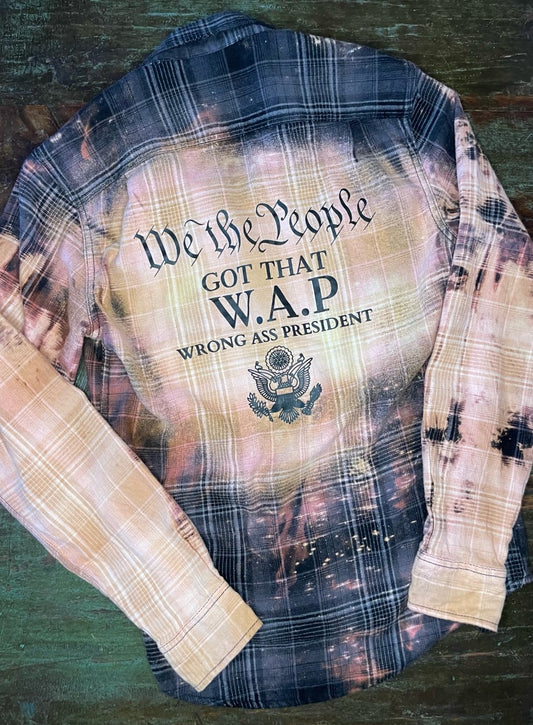 WAP - Wrong A$$ President Flannel